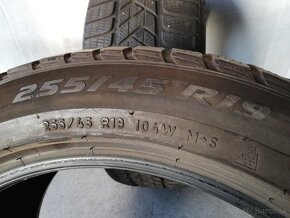 255/45 r19 zimné pneumatiky Pirelli Sottozero 3 - 4