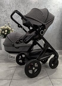 TROJKOMBINÁCIA STOKKE TRAILZ BLACK MELANGE - 4