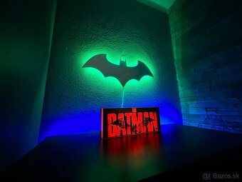 Batman LED zrkadlo dekoracia + Paladon obdĺžnikové svetlo - 4