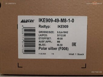 Mercedes A, B, C, GLC, GLA, GLK, alu disky R19 1249 - 4