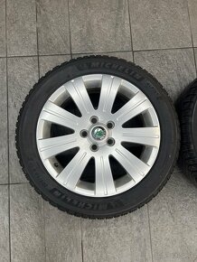 Predam original Skoda superb Flash zimnu sadu 205/55 R17 - 4