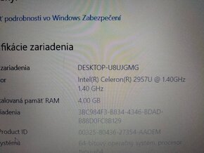 rozpredám notebook Acer aspire ES1-571 - 4