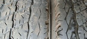 Predám 2ks jazdené letné 215/70r15C Bridgestone na dodávku - 4