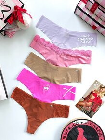 Victoria’s Secret PINK tanga nohavičky L - 4