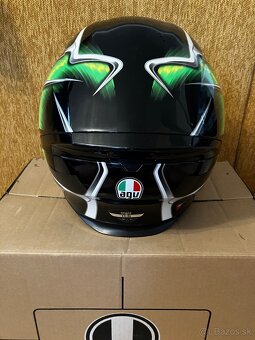 AGV K5 Helmet - Hurricane Black / Green / White - 4