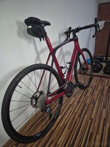 Predám Trek domane Sl6 veľ. 58,crimson/black - 4