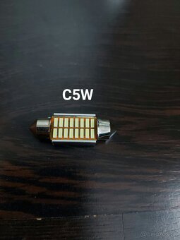 LED žiarovky C5W a C10W studená biela - 4