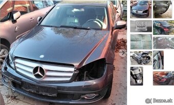 Mercedes C200 W204 2.2 CDI 2008 Predám DVERE, MOTOR 646.811 - 4