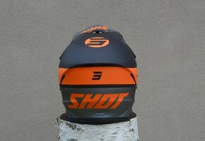 helma prilba shot mat. čierno oranžová - 4