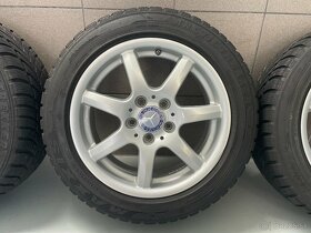 Disky Mercedes 7 J x 16 + pneumatiky 205/55 R16  zimne - 4