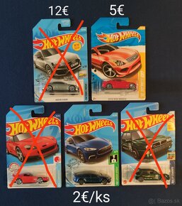 Hot Wheels mainliny na dlhých kartách - 4