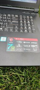 notebook MSI gl72 7RDX - 4