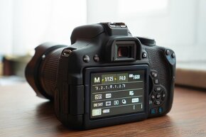 Canon 750D (39k záberov) + objektívy a príslušenstvo - 4