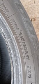 Predám 215/60 r17 letné - 4