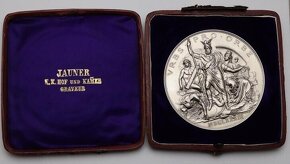 Medaila 1883 - Porážka Turkov pri Viedni - Vzácna - 4