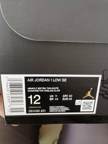 Air Jordan 1 Low SE "Brown Elephant" EU46 - 4