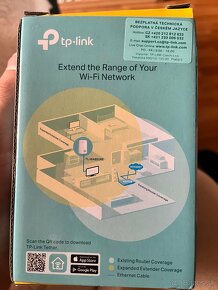 Predám wifi range excender N300 tp-link - 4