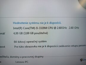 predám LENOVO THINKPAD X230 , WINDOWS 7 ,bez baterky - 4