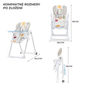 Jedálenská stolička KINDERKRAFT - 4