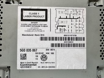 Autoradio VW Golf 7 - 4