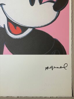 Andy Warhol "Mickey" Limitovaná edícia_Certifikát - 4