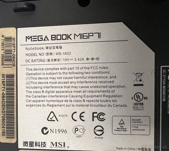 MSI MEGABOOK - AMD Sempron - 2GB RAM - 80GB HDD - 4