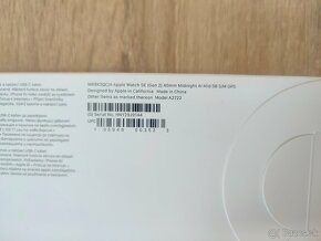 Apple Watch SE (Gen 2) 40 mm, záruka do 3/2026 - 4