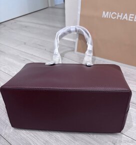 Burgundy kabelka Michael Kors - 4