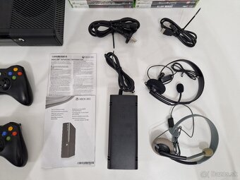 XBOX 360 E 500GB herná konzola + 2 ovládače + 25 hier - 4