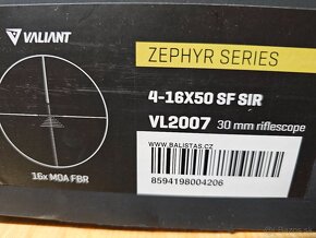 Valiant ZEPHYR SERIES  4-16X50 SF SIR - 4