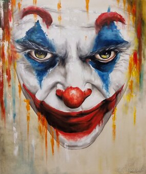 Olejomaľba Joker 120x100cm - 4