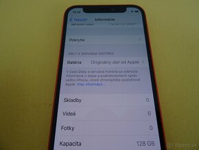 iPhone 12 MINI 128GB RED - ZÁRUKA 1 ROK - 100% BATERIA - 4