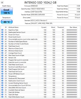 2,5" SSD Samsung / Intenso / SP / EMTEC / Kingspec 1TB - 4