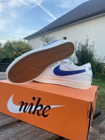 Nike Blazer Low White Blue - 4