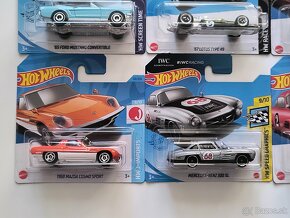 Hot Wheels - Mustang, Mercedes 560 SEC, 300 SL, Lotus - 4