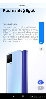 16 mesačný smartfón VIVO Y21 vo farbe Metallic Blue - 4