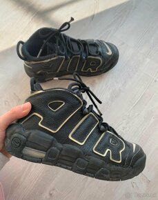 Tenisky Nike Uptempo Black/Gold - 4