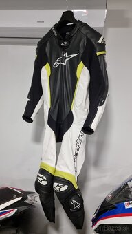 Predám pánsku koženú kombinézu Alpinestars TechAir - 4