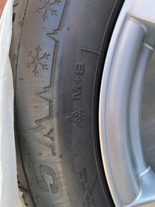 Predám sadu zimných pneu Dunlop Winter Sport 5 205/60 R16 - 4