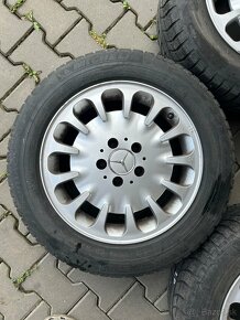 Alu disky 5x112 +225/55 R16 zimné pneu - 4