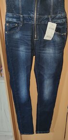 Dámsky riflový overal denim blue - nový - 4