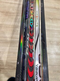 ✅ CELÉ HOKEJKY ĽAVÉ - BAUER SYNC + HYPER 2 + CCM + WARRIOR ✅ - 4