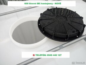 ☎️☎️☎Potravinárske IBC kontajnery 300L 600L 1000L pitná voda - 4