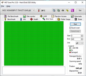 HDD 2,5" WD 640GB / SATAII / 5400RPM - 4