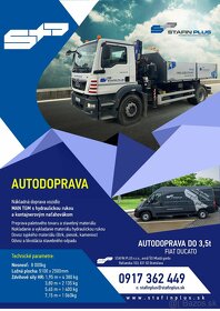 Nákladná autodoprava s hydraulickou rukou MAN TGM - 4