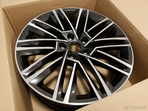 Luxon Black 5x112 R18 7,5Jx18 ET48 Škoda Octavia 4 NOVÉ - 4