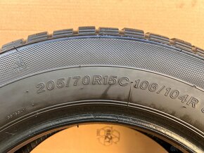 Zimné pneumatiky 205/70 R15C Lassa dva kusy - 4