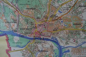 Mapa, školská mapa, nástenná mapa Bratislava - 4