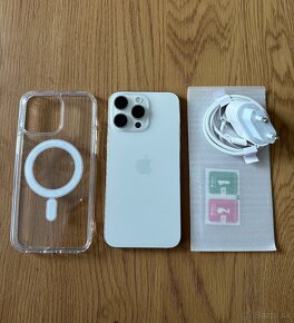 iPhone 15 Pro Max 256 gb White Titanium v záruke - 4