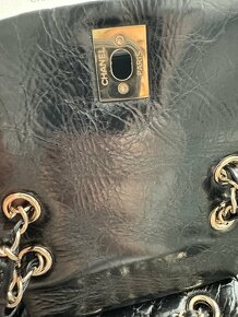 Chanel čierna kožená kabelka, vak  1:1 - 4